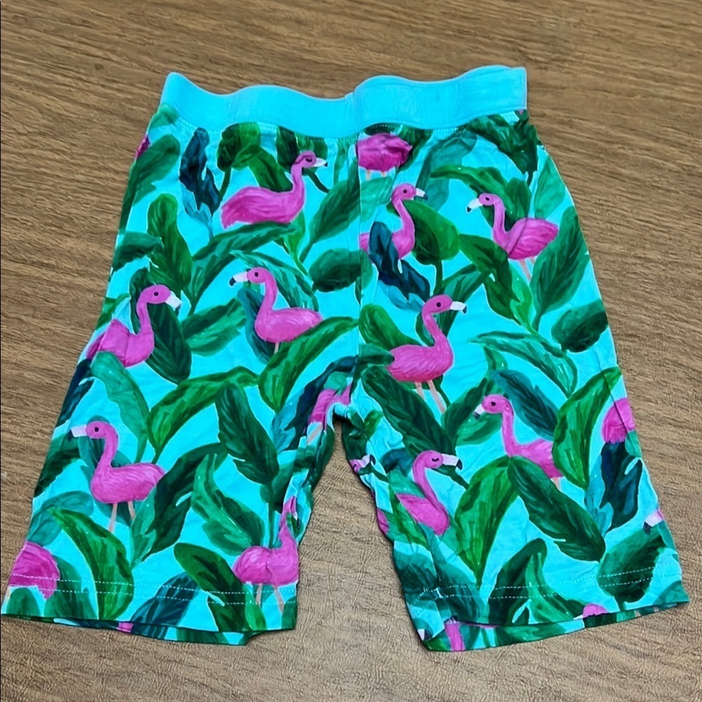 Little Sleepies Flamingo pajama shorts only size 7-8